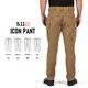 【5.11 Tactical ファイブ イレブン タクティカル】Icon Pant
