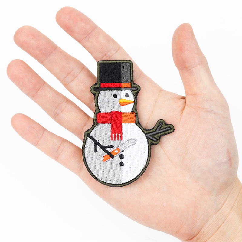 【ゆうパケット対象 】PDW EDC Snowman Morale Patch