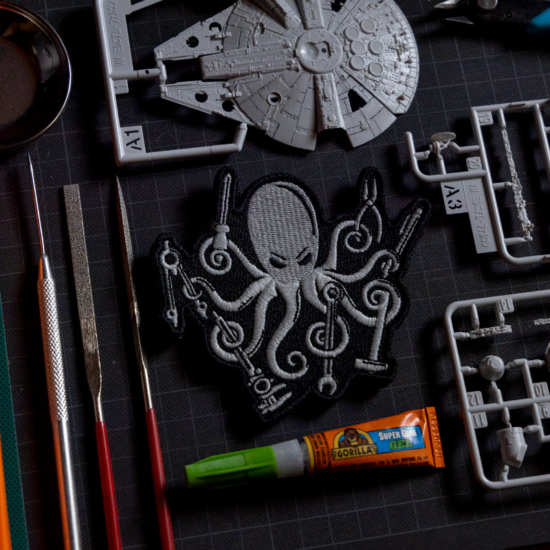 【ゆうパケット対象 】SPD DIY Kraken GID Morale Patch