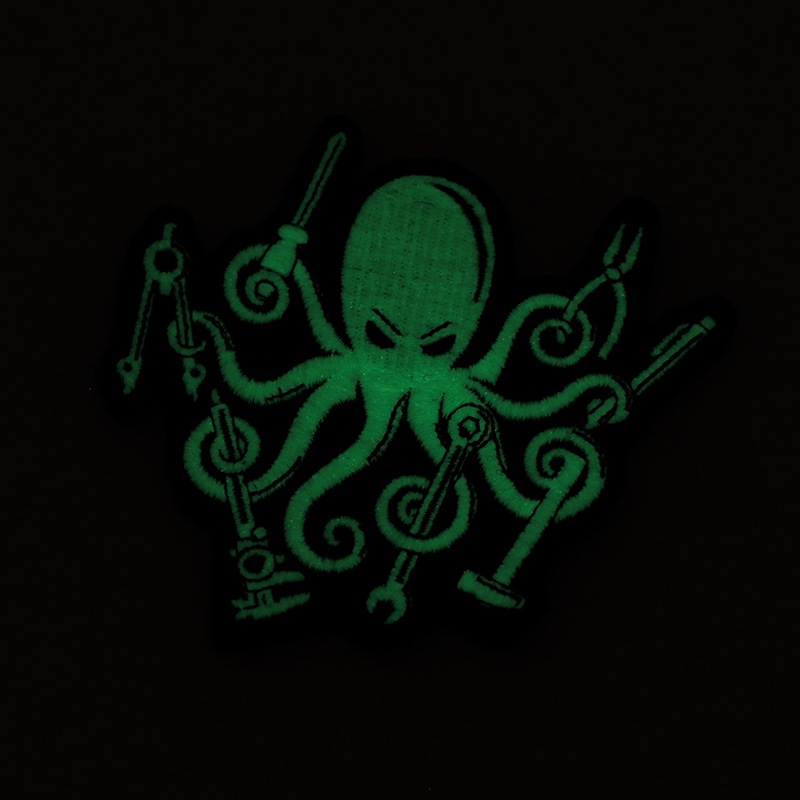 【ゆうパケット対象 】SPD DIY Kraken GID Morale Patch