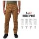 【5.11 Tactical ファイブ イレブン タクティカル】Ridge Pant