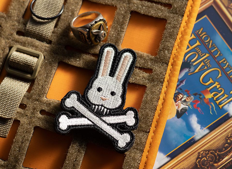 【ゆうパケット対象 】PDW Rabbit of Caerbannog Morale Patch