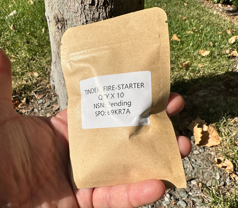 【MARATAC マラタック】Tinder, Fire - Starter - 10 Pack