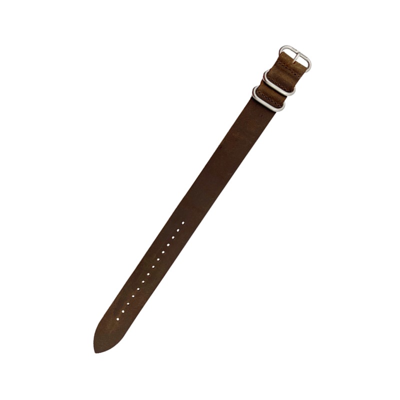 【Maratac マラタック】Leather ZULU 1 Piece Watch Straps