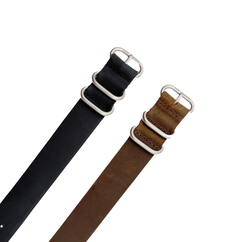 Maratac マラタック】Leather ZULU 1 Piece Watch Straps | KINRYU