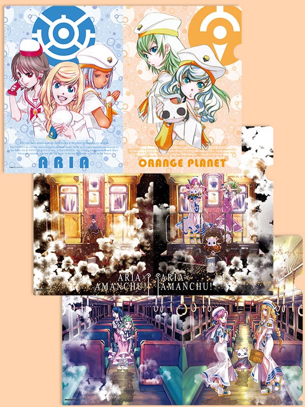 The CREPUSCOLO】ARIA 原作クリアファイルセットA【A4サイズ3枚