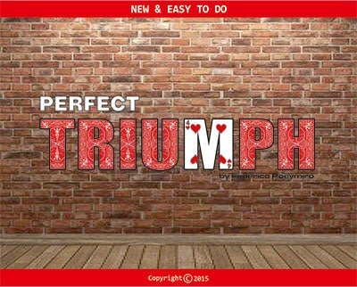 �ѡ��ե����ȥȥ饤����ա�Perfect Triumph (gimmicks & DVD)  by Federico Poeymiro��
