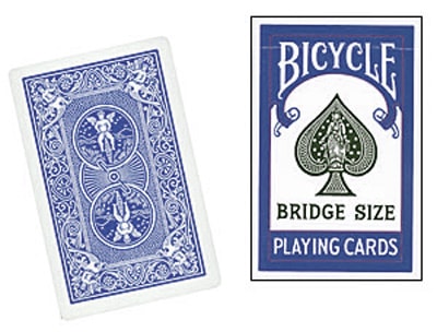 バイスクル（ブリッジサイズ）青/Cards Bicycle Bridge (Blue