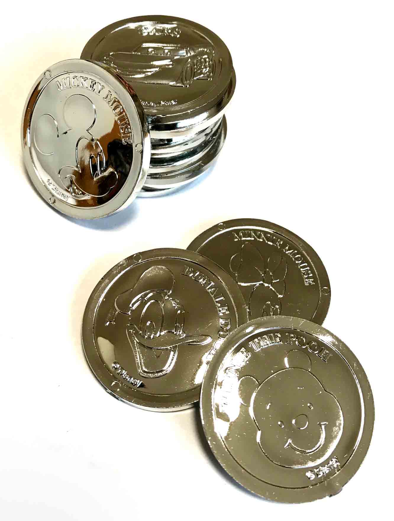 ディズニーコイン シルバー 5枚セット コインマジック ノーマル コイン