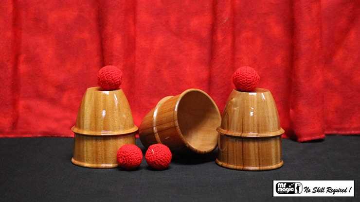 木製カップ ボール Cups And Balls Wooden By Mr Magic その他 クロースアップ カップ ボール