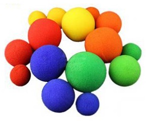 激安 スポンジボール 黄 中サイズ35mm その他 クロースアップ スポンジ