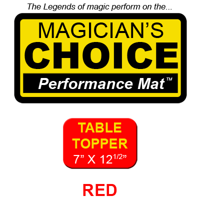 ���󥸥硦�ޥåȡ��ơ��֥�ȥåѡ����֡�/Table Topper Close-Up Mat (RED - 7x12.5)  by Ronjo - Tric