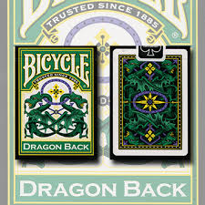 �ɥ饴��Хå�����/Bicycle Dragon Back Cards (Green) by USPCC