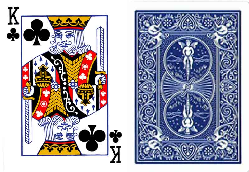 クラブK（ワンウェイ・フォーシングデック）青裏 / Bicycle One Way