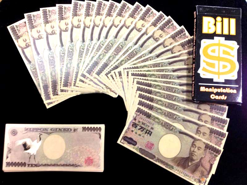 手品用お札 マネーショック（新千円札版）（tenyo テンヨーマジック・手品）白紙が