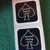 ̩USPC˹ 25 / BLACK New Deck Stickers (25 SEALS)