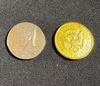 ������ɡ�����С�������ʥϡ��ե��顼��F:����С� B:������� / Multi Colored Half Dollar (Gold & Silver)