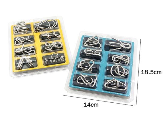 �ηäδġ�16�ĥ��åȡ�/Cast Metal Puzzle Set (Pack of 16)