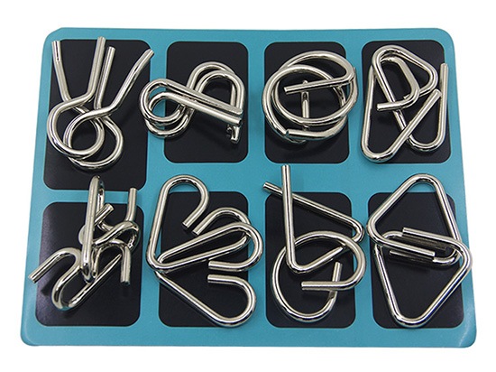 �ηäδġ�16�ĥ��åȡ�/Cast Metal Puzzle Set (Pack of 16)