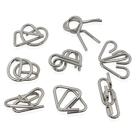 �ηäδġ�16�ĥ��åȡ�/Cast Metal Puzzle Set (Pack of 16)