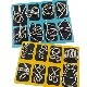 �ηäδġ�16�ĥ��åȡ�/Cast Metal Puzzle Set (Pack of 16)