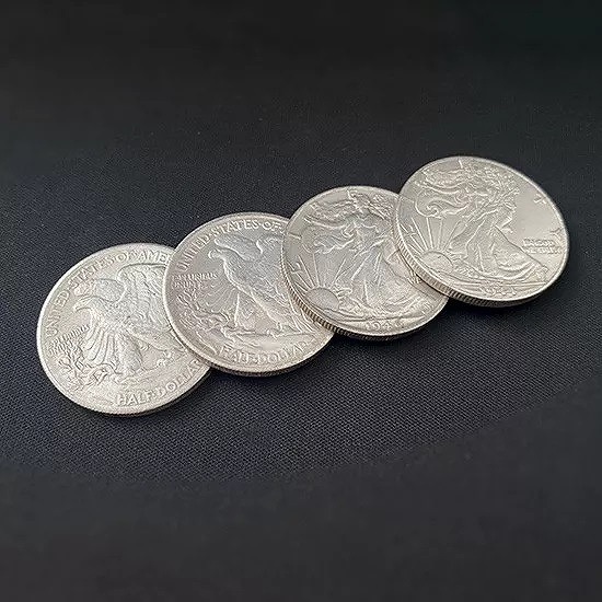 ���ڡ������ե����륳���� / Space Fall Coins (Walking Liberty Half Dollar) ��