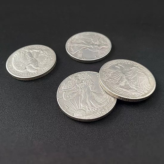 ���ڡ������ե����륳���� / Space Fall Coins (Walking Liberty Half Dollar) ��