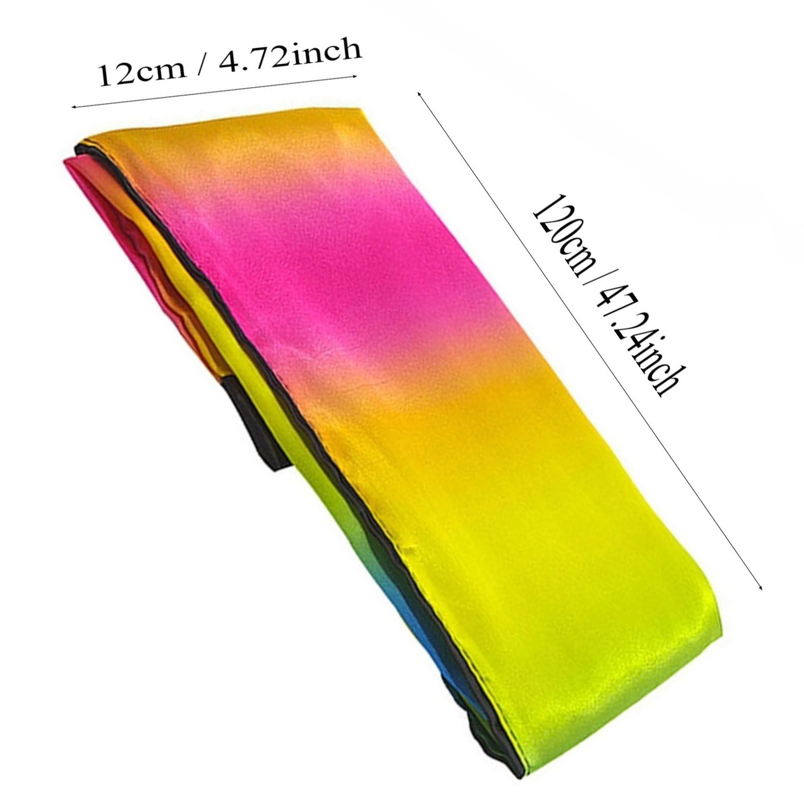 顼󥸥󥰡 / Black to Rainbow Scarf 