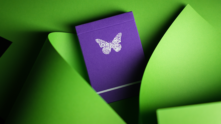 �Х��ե饤�ǥå� / Butterfly Playing Cards (Royal Purple Edition)