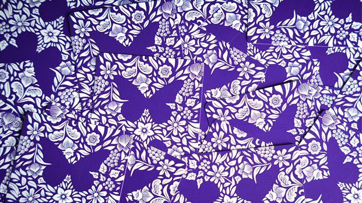 �Х��ե饤�ǥå� / Butterfly Playing Cards (Royal Purple Edition)