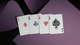 �Х��ե饤�ǥå� / Butterfly Playing Cards (Royal Purple Edition)