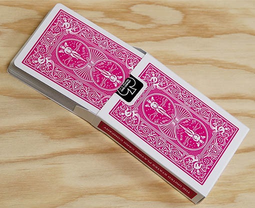 �Х������롧�ԥ󥯡ʥݡ�������������/Cards Bicycle Fuchsia Back USPCC