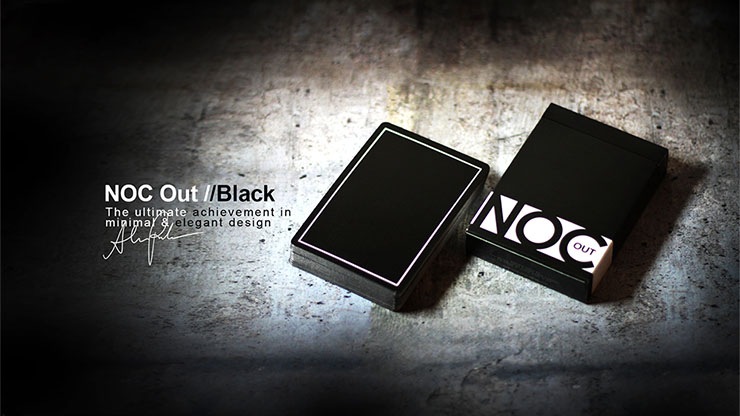NOC OUT �ǥå����֥�å�/NOC Out: Black Playing Cards