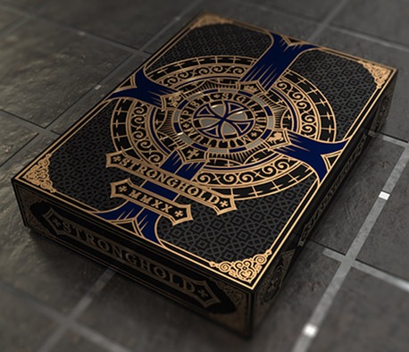 �ڸ���ۥ��ȥ��󥰥ۡ���ɡ��ǥå��ʥ��ե��������Ķ̡� / Stronghold Sapphire Special Edition Playing Cards