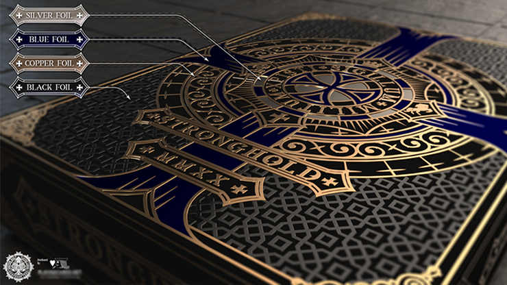 �ڸ���ۥ��ȥ��󥰥ۡ���ɡ��ǥå��ʥ��ե��������Ķ̡� / Stronghold Sapphire Special Edition Playing Cards