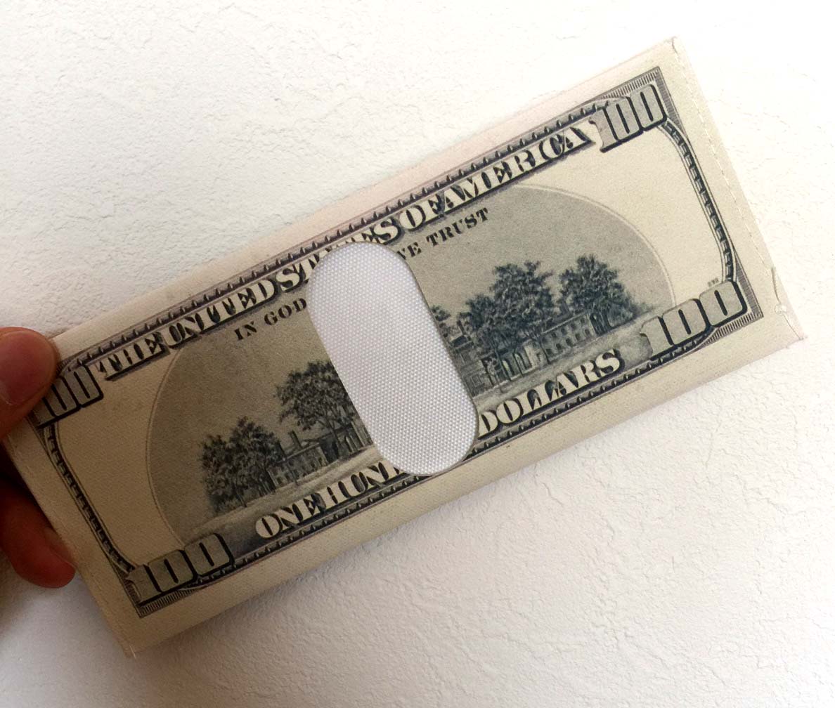 Ĺ���ۡ���100��ʾ/Hundred Dollar Bill Coin Purse