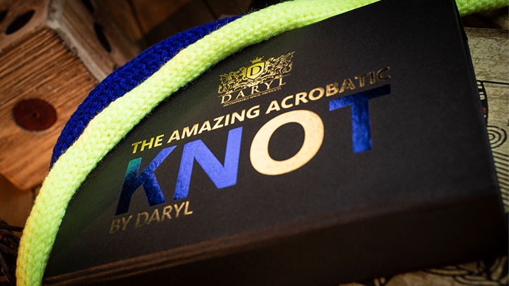 �������Хƥ��å����Υåȡ��ġ����ʥ�������Amazing Acrobatic Knot w/xtra knot Blue and Yellow (Gimmicks and Online Instructions)  by Daryl ��