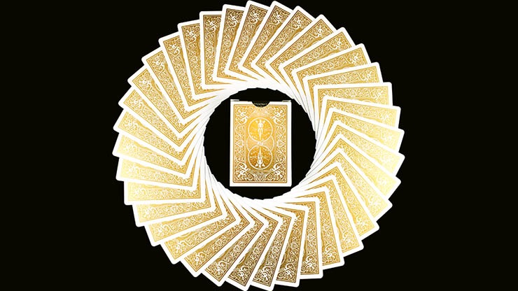 �ڸ���ǥå��ۥ᥿���å������ǥå��ʥ�����ɡ˥Х�������/Bicycle MetalLuxe Gold Playing Cards Limited Edition  by JOKARTE
