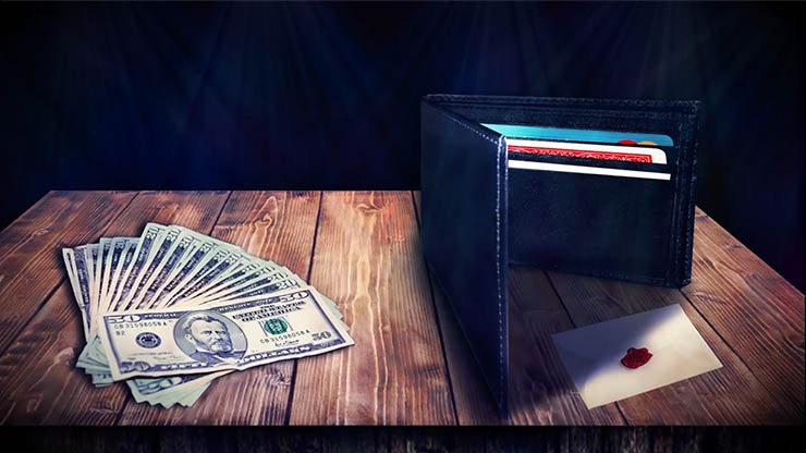 �����̲��ʡۥϥ��ɥ����ȡ�V2�����å�/Alakazam Presents Hideout V2 Wallet (DVD and Gimmick)  by Outlaw Effects