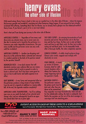 �����̲��ʡۥ����������ɥ���塼�����DVD���å�/The Other Side Of Illusion Volume 1��2 by Henry Evans