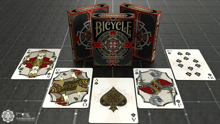 ��B�ʡۥ��ȥ��󥰥ۡ���ɡ��ǥå��ʥ���ॾ��� / Bicycle Stronghold Crimson Playing Cards (STRONGHOLD MMXX)
