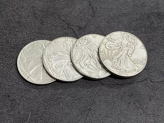 �ե��������󥻥åȡʥ��������󥰥�Хƥ�����/Four in One Walking Liberty Half Dollar Set ��