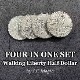 �ե��������󥻥åȡʥ��������󥰥�Хƥ�����/Four in One Walking Liberty Half Dollar Set ��