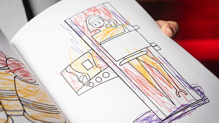 ��ˡ�γ��ܥǥ�å�����4�ѥ������ / MAGIC SHOW Coloring Book DELUXE (4 way)