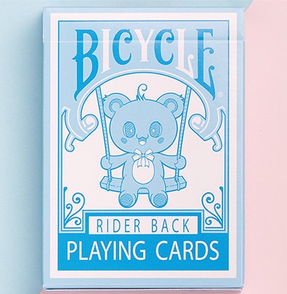 ��֥꡼���٥������ǥå���2500�ĸ���ǥå�����/Bicycle Lovely Bear Cards - Light Blue (Limited Edition)