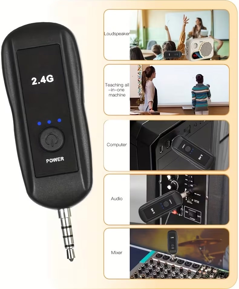 �إåɥ��åȡʥ磻��쥹�ޥ����� / 2.4G AUTO SYNCHRONIZING Wireless Microphone����