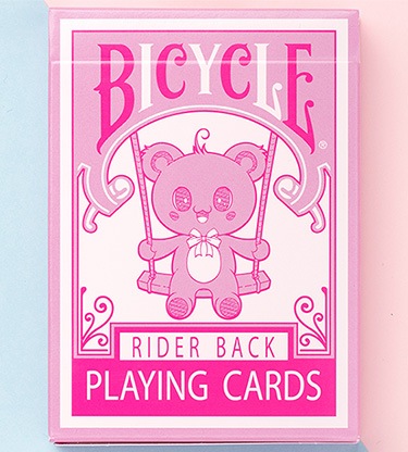 ��֥꡼���٥������ǥå���2500�ĸ���ǥå�����/Bicycle Lovely Bear Cards - Light Red(Limited Edition)