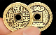 �ե�åѡ��������󡧥��㥤�ˡ���������ʥϡ��ե��顼��������/Chinese Flipper Coin - Half Dollar Size 31mm