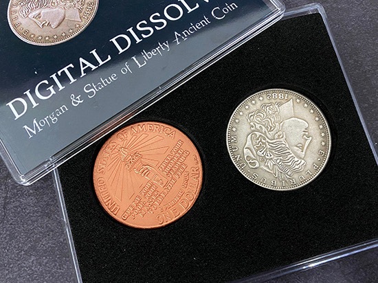 �ǥ�������ǥ�����֡ʥ�륬���Ƽ�ߡ�/Digital Dissolve (Morgan & Statue of Liberty Ancient Coin) ��