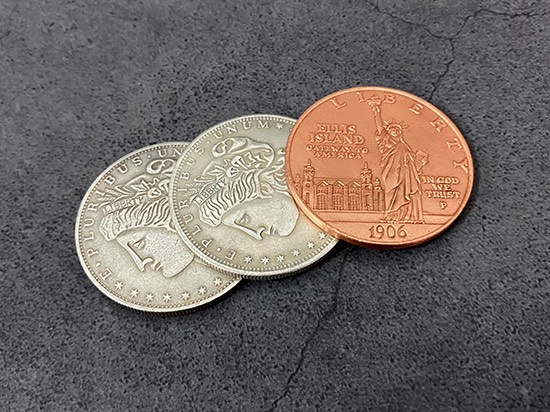 �ǥ�������ǥ�����֡ʥ�륬���Ƽ�ߡ�/Digital Dissolve (Morgan & Statue of Liberty Ancient Coin) ��